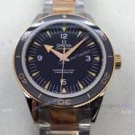 Swiss Omega Seamaster 300 Spectre Replica Watch 2-Tone Rose Gold